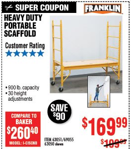 Heavy Duty Portable Scaffold