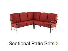 SECTIONAL PATIO SETS