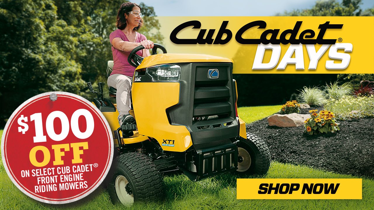 Calling All Cub Cadet Fans Shop Select Models Save 100