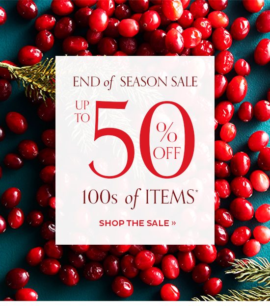 End Of Season Sale