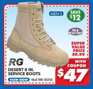 Response Gear Desert 8'' Men's Service Boots