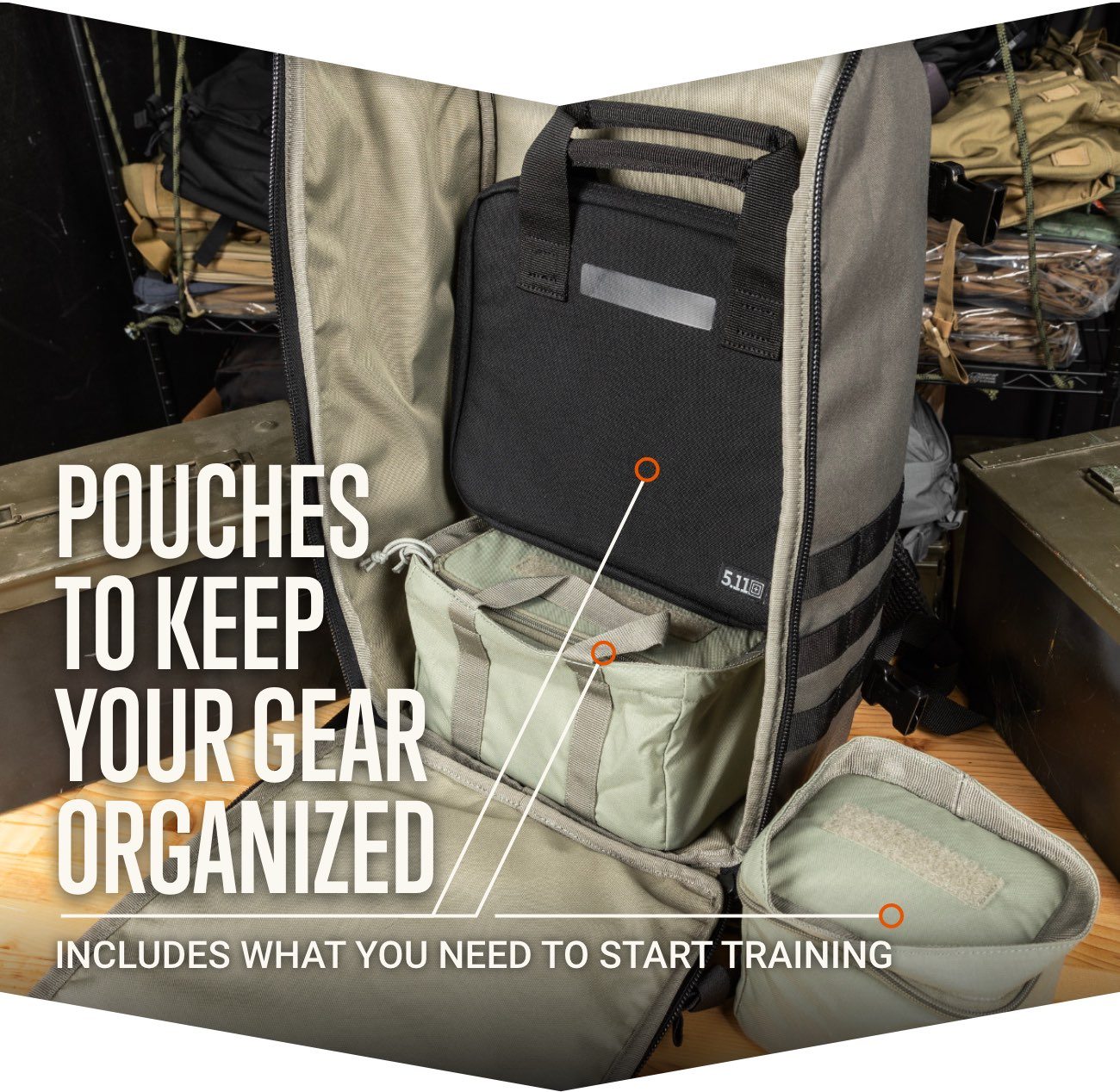 Keep your gear organized