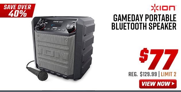 ION Audio Gameday Portable Bluetooth Speaker