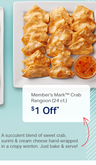 Member's Mark Crab Rangoon (24 ct.)