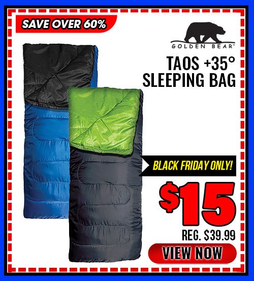 Golden Bear Taos +35° Sleeping Bag