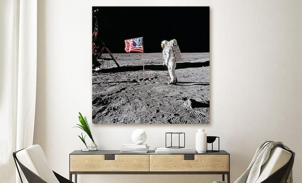 Buzz Aldrin. Apollo 11. ‘Flag on the Moon’ Fine Art Print (TASCHEN)