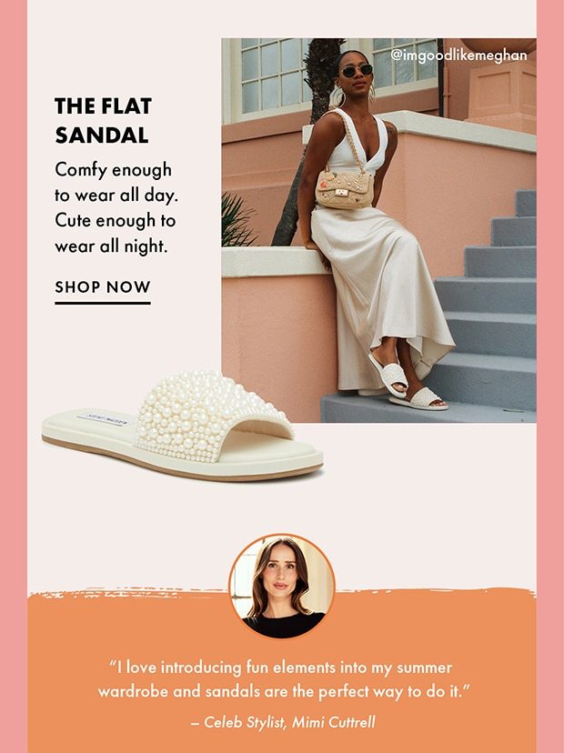 SHOP NOW FLAT SANDAL