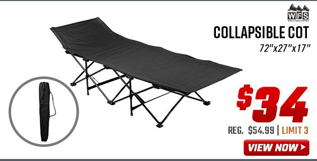 World Famous Sports Collapsible Cot