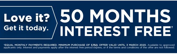 50 Months Interest Free