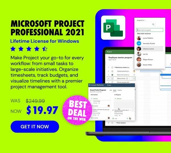 Microsoft Project Professional 2021 for Windows