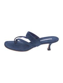 Suede Slides