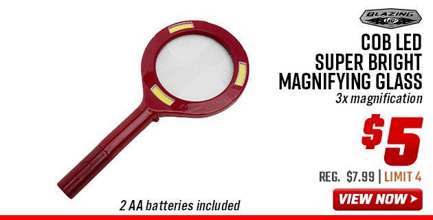 Blazing LEDz COB LED Super Bright Magnifying Glass