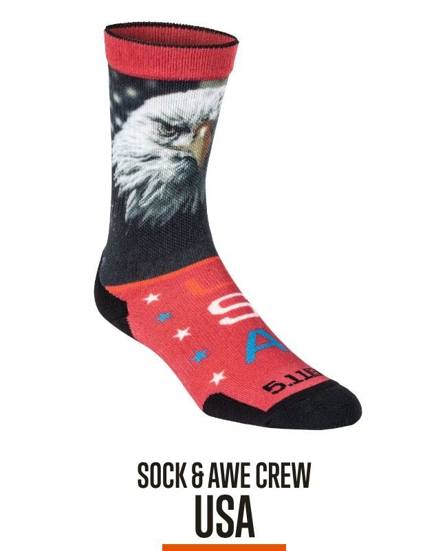 Sock and Awe Crew Sock USA