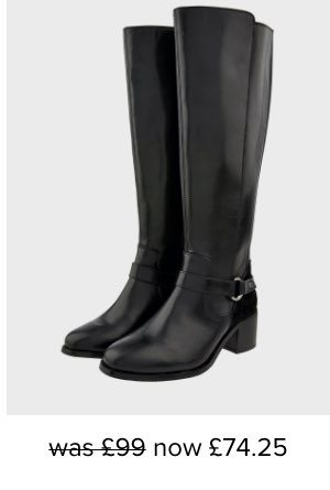 EDIE LONG LEATHER BOOTS