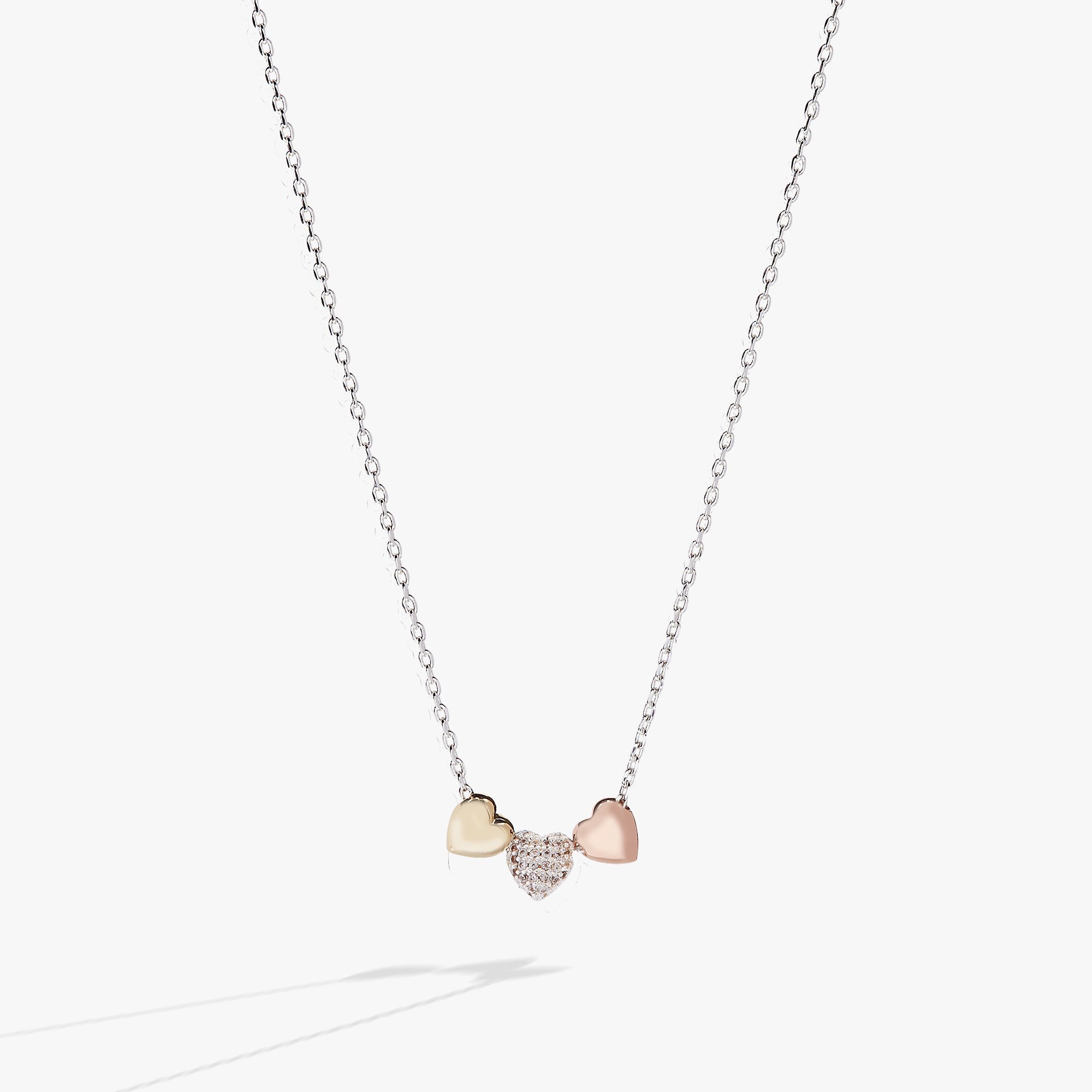 Image of Crystal Heart Slider Necklace