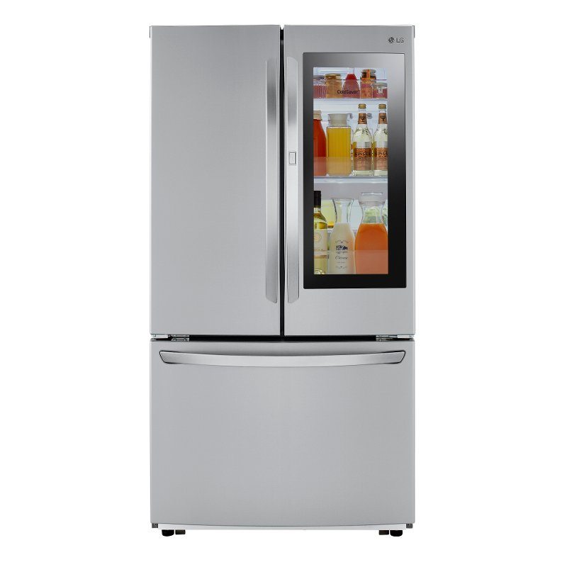 LG 27 cu ft French Door Refrigerator with Door-in-Door Access - 36"W Fingerprint Resistant Stainless Steel