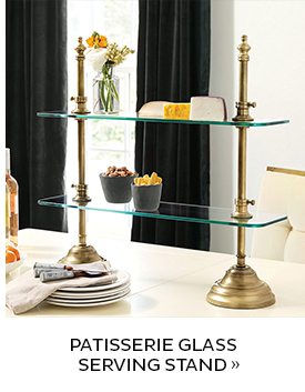 Patisserie Glass Serving Stand