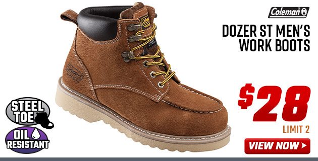 coleman dozer st men's work boots