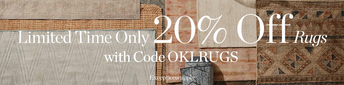 20% off rugs