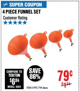 View Funnel Set 4 Pc.
