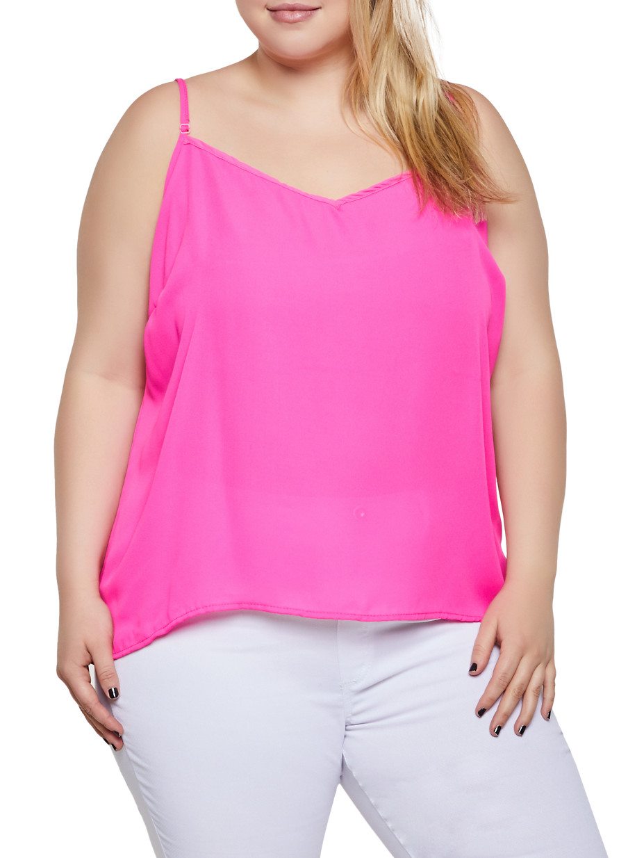 Plus Size V Neck Cami