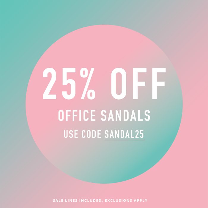 25% Off Office Sandals