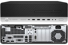 HP EliteDesk 800 G3 Intel Core i5-7500 Quad-core SFF Compact Win10 Pro Desktop w/ 8GB RAM, 3-year HP Warranty