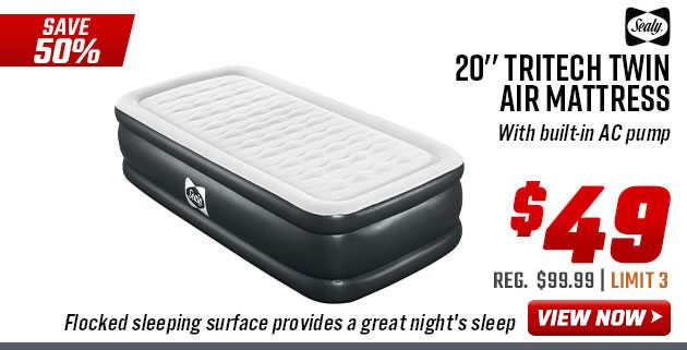 Sealy 20'' Tritech Twin Air Mattress 