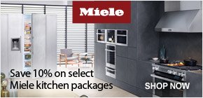 Save 10% on select Miele kitchen packages