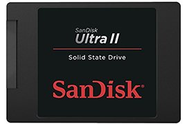 500GB SanDisk Ultra II 2.5 7mm SATA III Internal SSD (up to 545MB/s Read & 525MB/s Write Speeds)