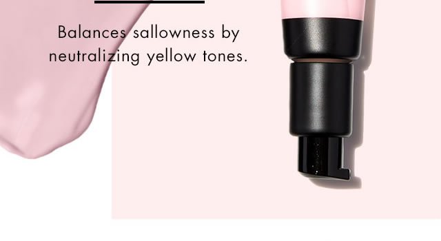 Balances sallowness by...
