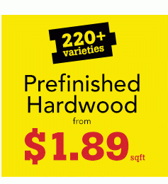 Hardwood from $1.89/sqft