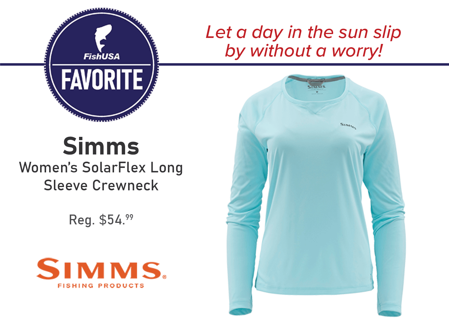 Simms Women's SolarFlex Long Sleeve Crewneck
