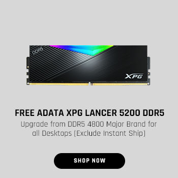 FREE ADATA XPG LANCER 5200 DDR5 Upgrade from DDR5 4800 Major Brand for all Desktops [Exclude Instant Ship]