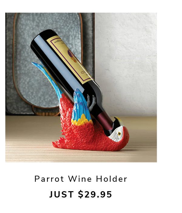 Colorful Parrot Wine Holder | SHOP NOW