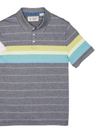 ENGINEERED STRIPE POLO