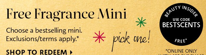 Free Fragrance Mini*