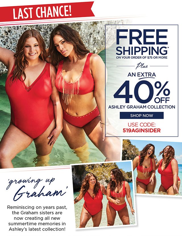 Free Shipping plus Extra 40% Off Ashley Graham