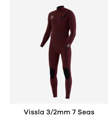 Vissla 7 Seas 3/2mm Chest Zip Wetsuit