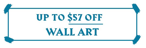 UP TO $68 OFF WALL ART