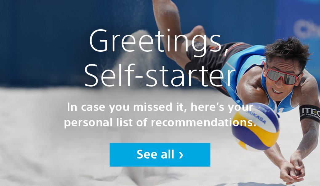 Greetings, Self-starter | In case you missed it, here's your personal list of recommendations. | Seel all