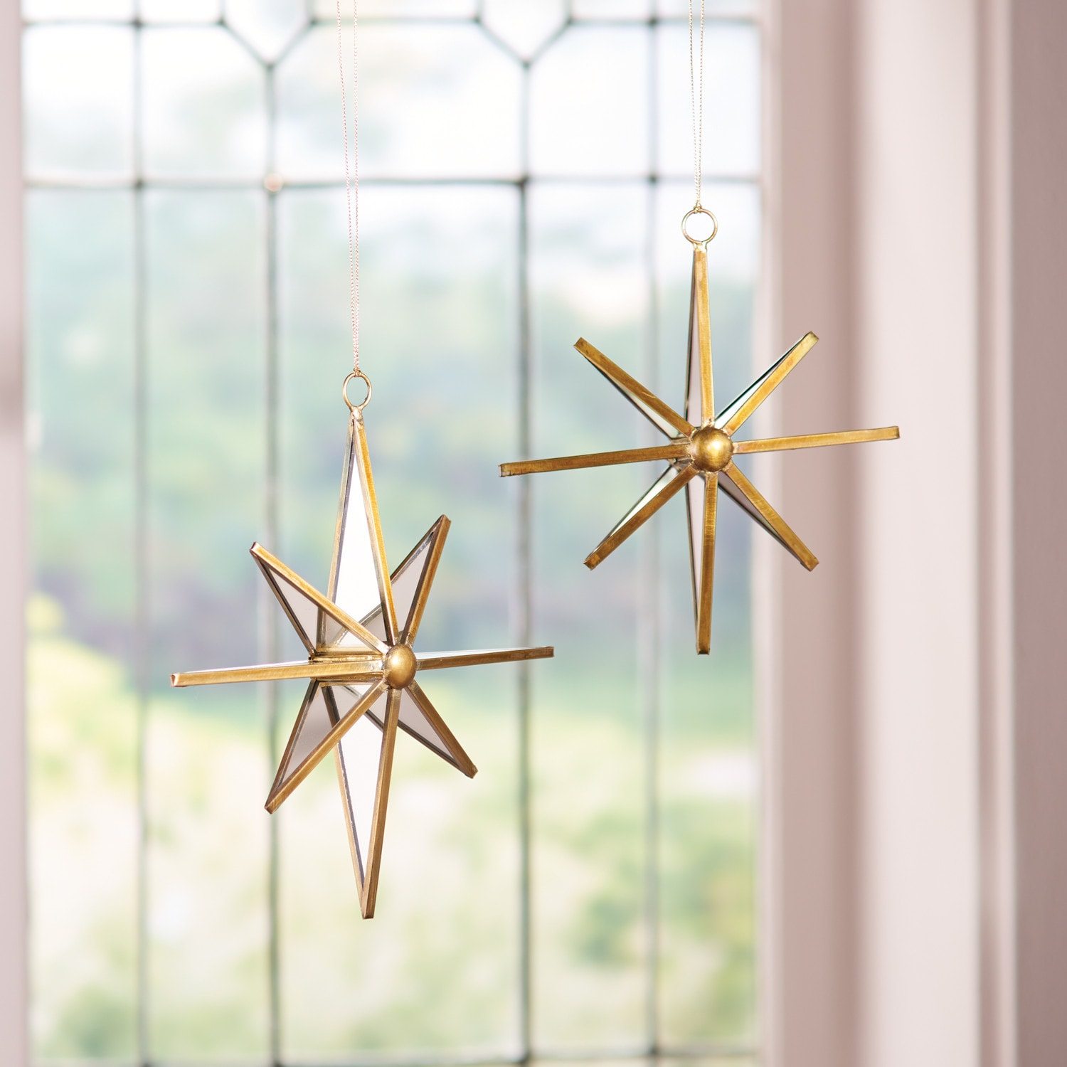 Hanging Mirrored Star