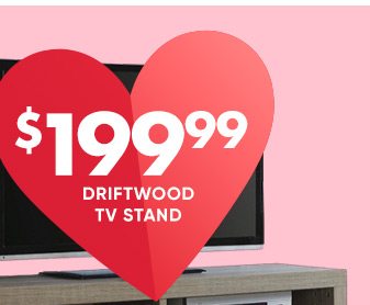 $199.99 Driftwood TV Stand