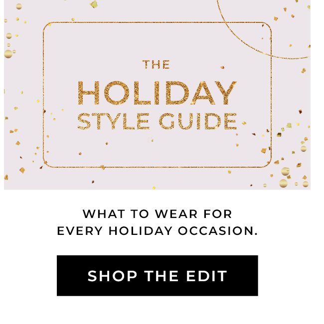 What to wear for every holiday occassion