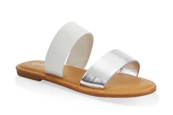 Two Band Slide Sandals