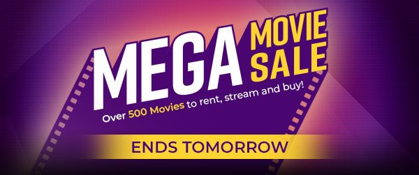 Mega Movies Sale Headline