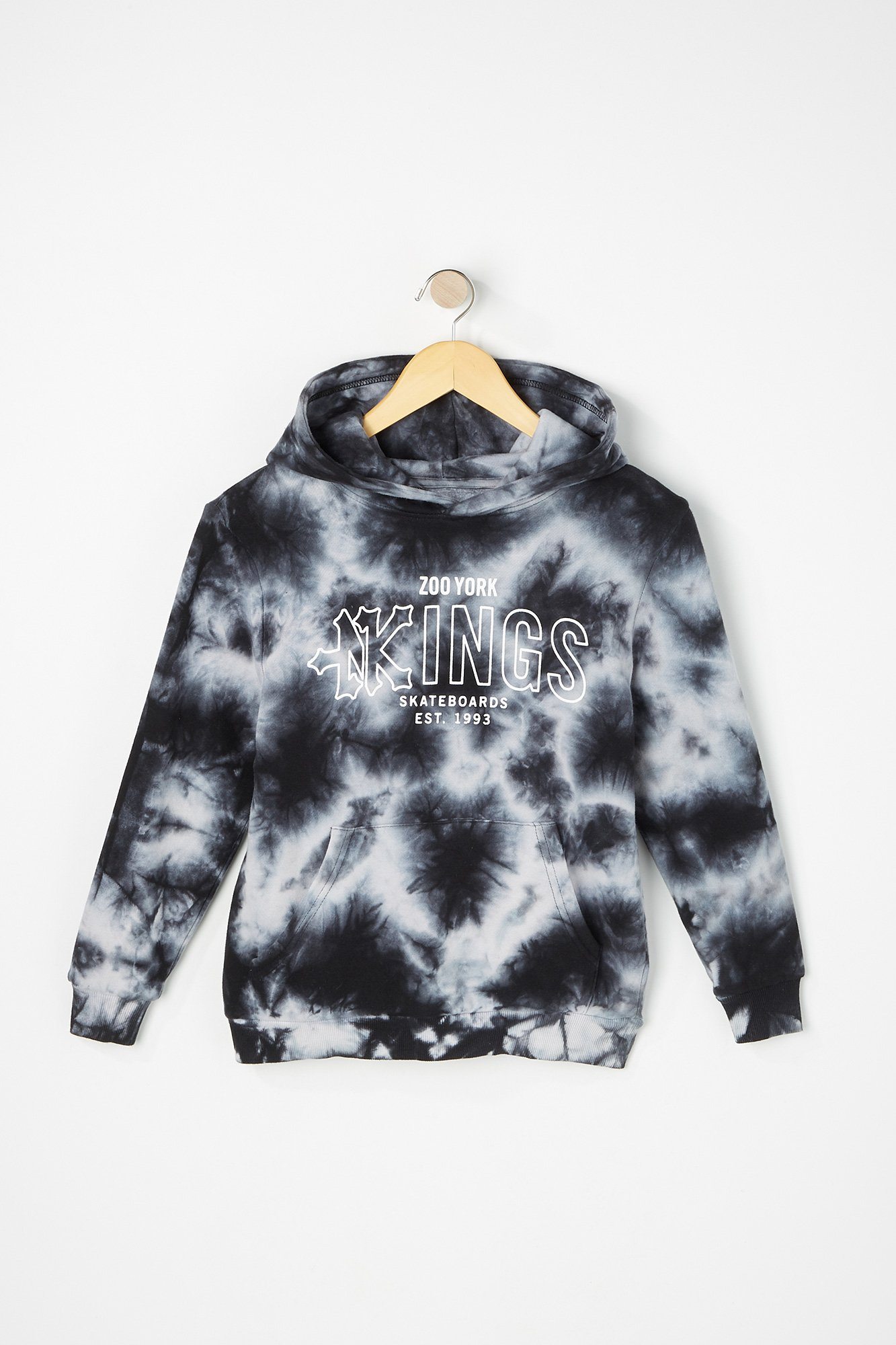 Image of Zoo York Boys Tie Dye Popover Hoodie