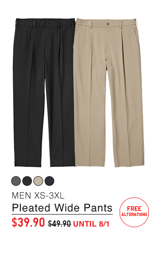 PDP2 - MEN PLEATED WIDE PANTS