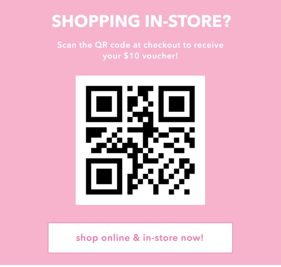 Shopping in-store? Scan code at checkout!