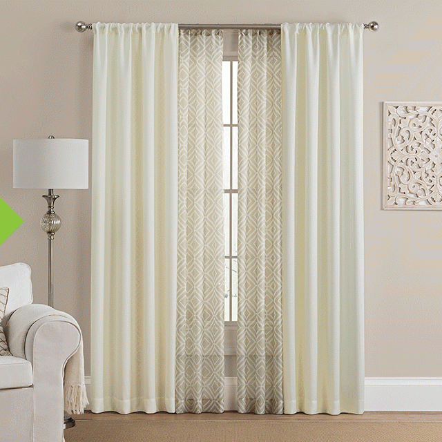 $24.99 4-Pack Window Curtains